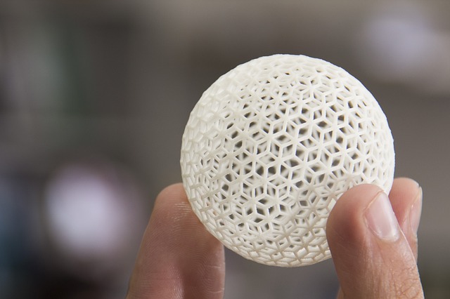 míč v 3D tisku
